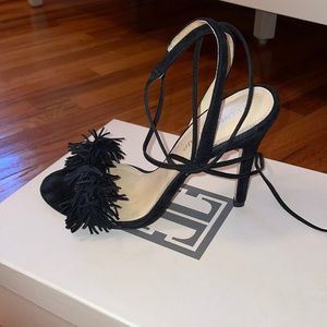 Ivanka Trump Black high heels! 7.5! Only worn twice. Box included.